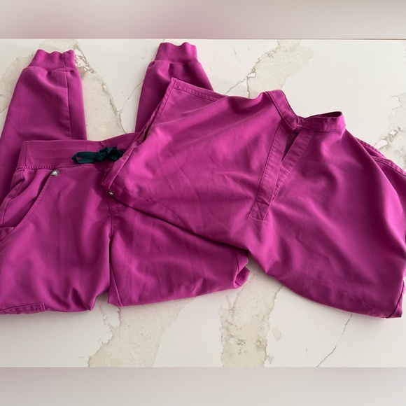 Women's Magenta Joggers - Picture 1 of 3